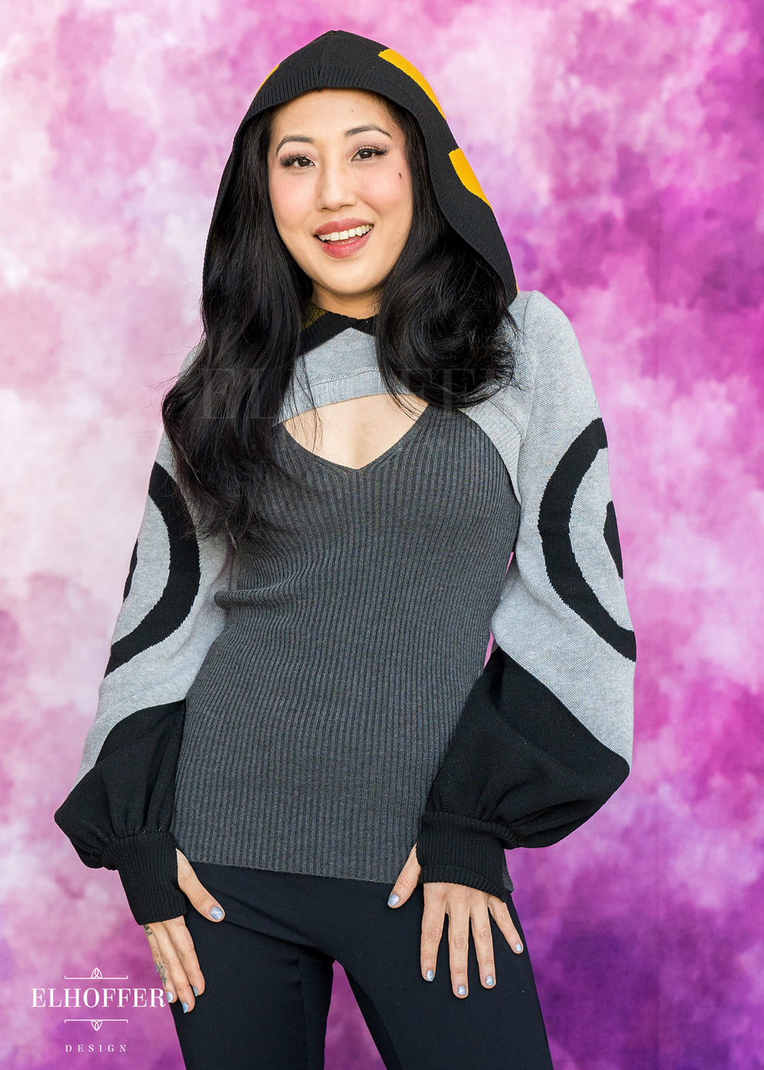 Sassy Magpie Capricorn Hooded Crop