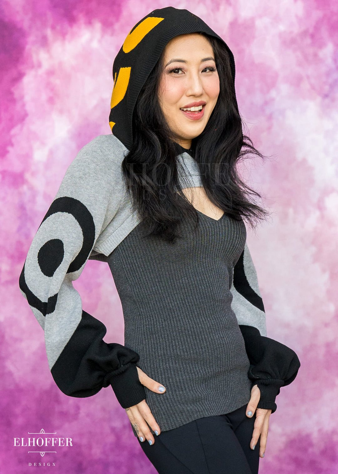Sassy Magpie Capricorn Hooded Crop