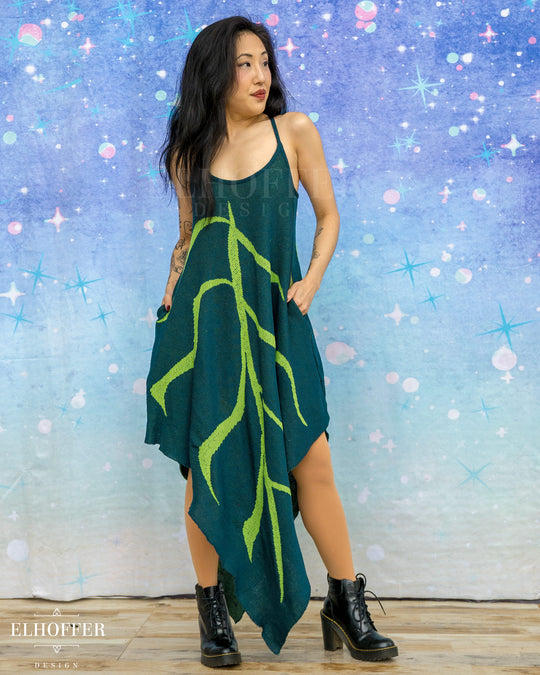 PREORDER - Pixie Tank Leaf Knit Dress - Select Your Color