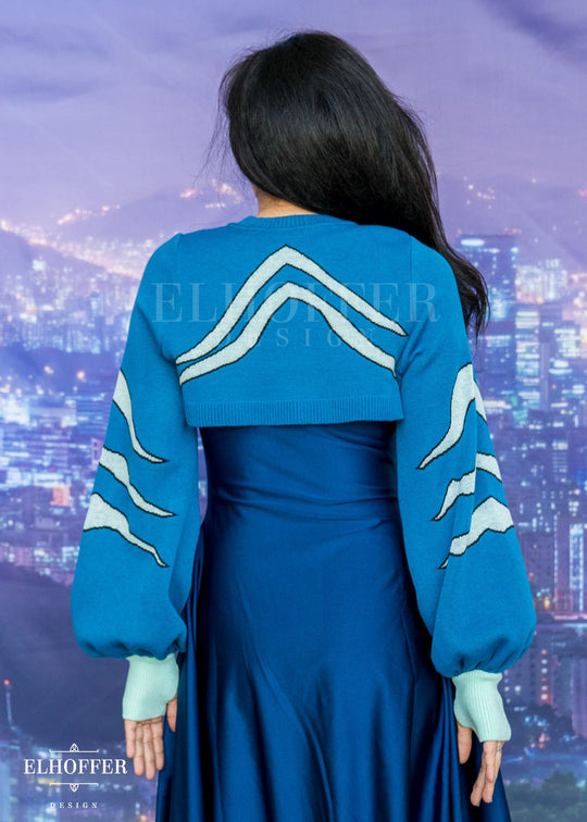 Blue Tiger Capricorn Crew Crop