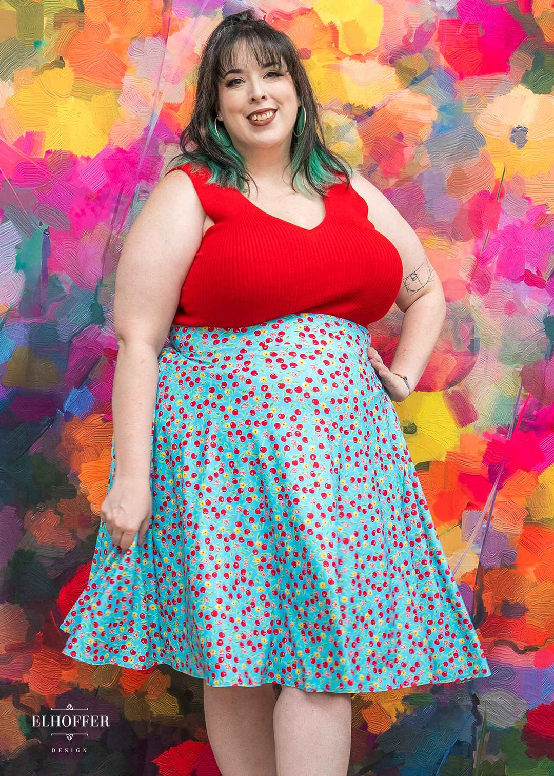 Essential Julie Skirt - Cherries