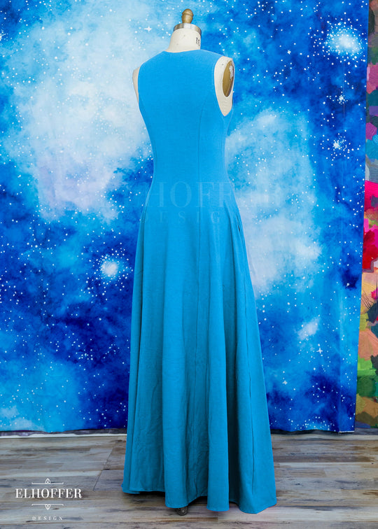 PREORDER - Essential Scorpio Maxi Dress - Cotton Turquoise