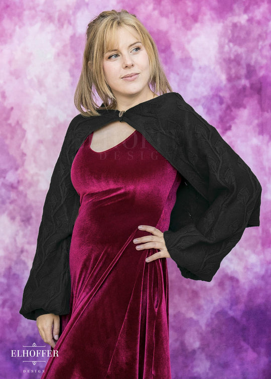 PREORDER - Elevensies Rosie Shrug - Wraith Black