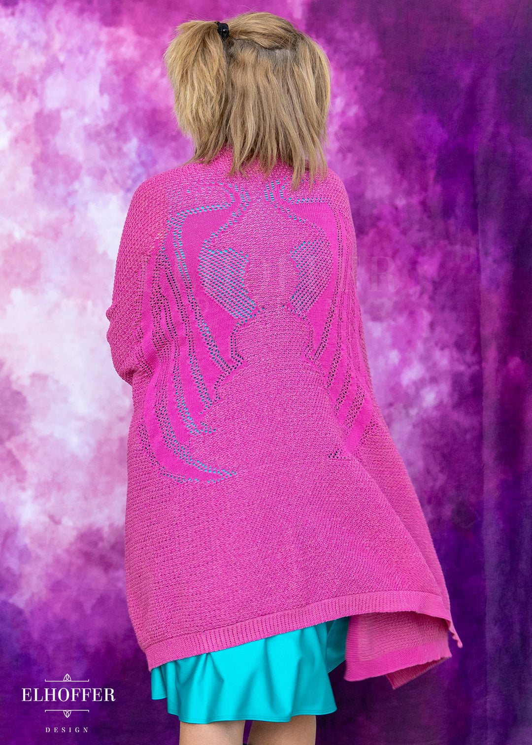 Essential Fae of Night & Stars Knit Robe - Pretty Pink