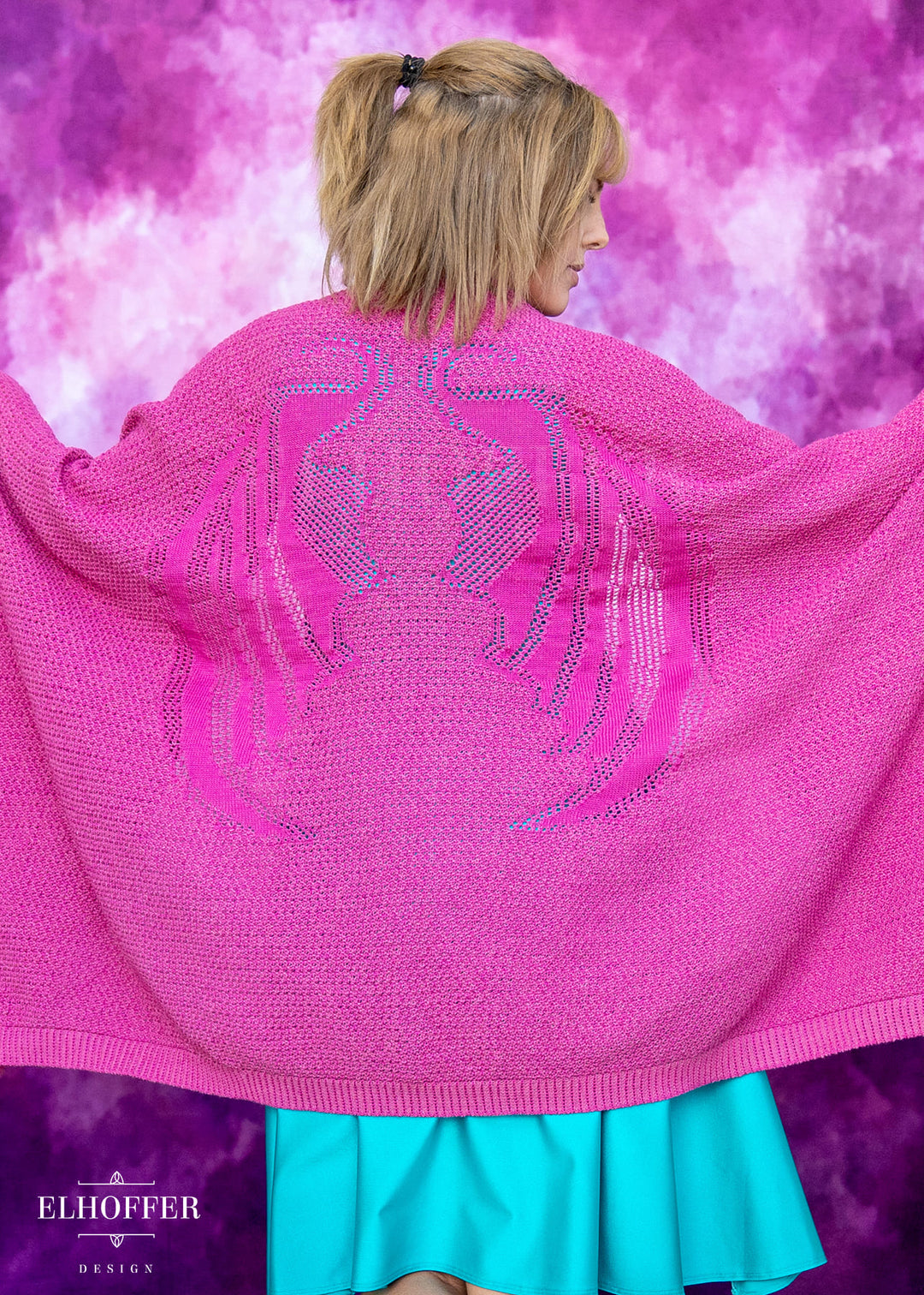 Essential Fae of Night & Stars Knit Robe - Pretty Pink