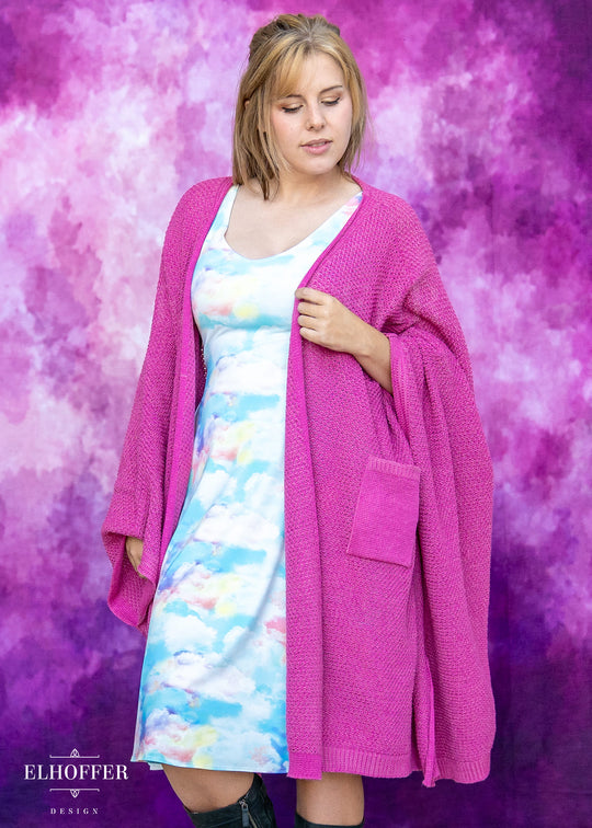 Essential Fae of Night & Stars Knit Robe - Pretty Pink