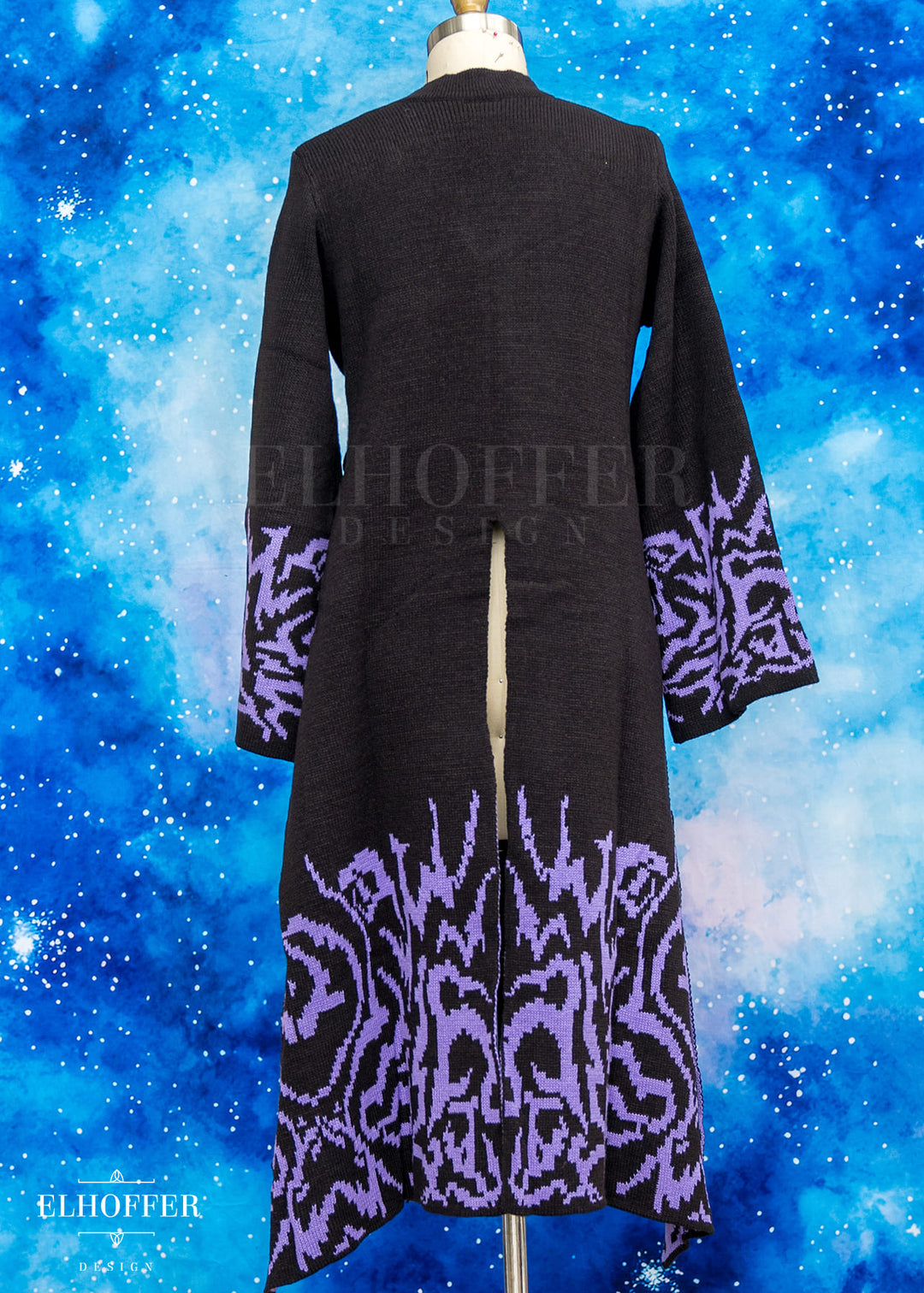 PREORDER - Demon Idol Unisex Sochangui Robe - Black & Purple