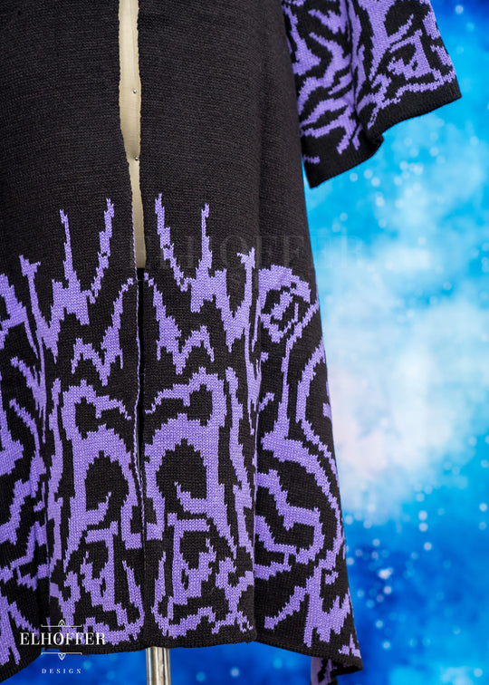 PREORDER - Demon Idol Unisex Sochangui Robe - Black & Purple