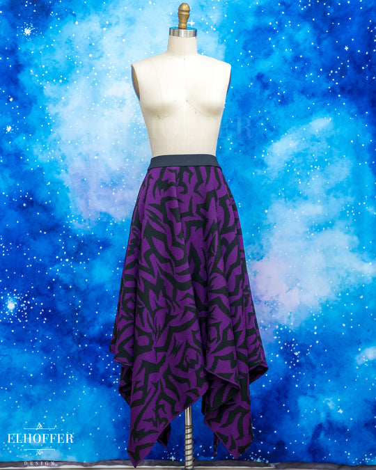 PREORDER - Demon Scars Knit Skirt - Handkerchief or Circle Skirt