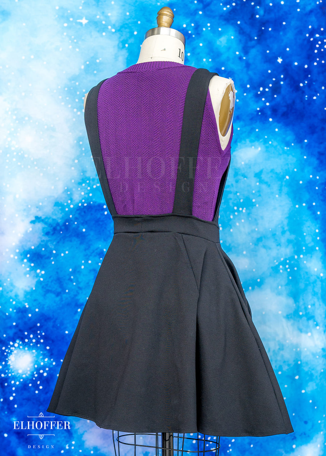 Essential Dorothy Pinafore - Black Ponte