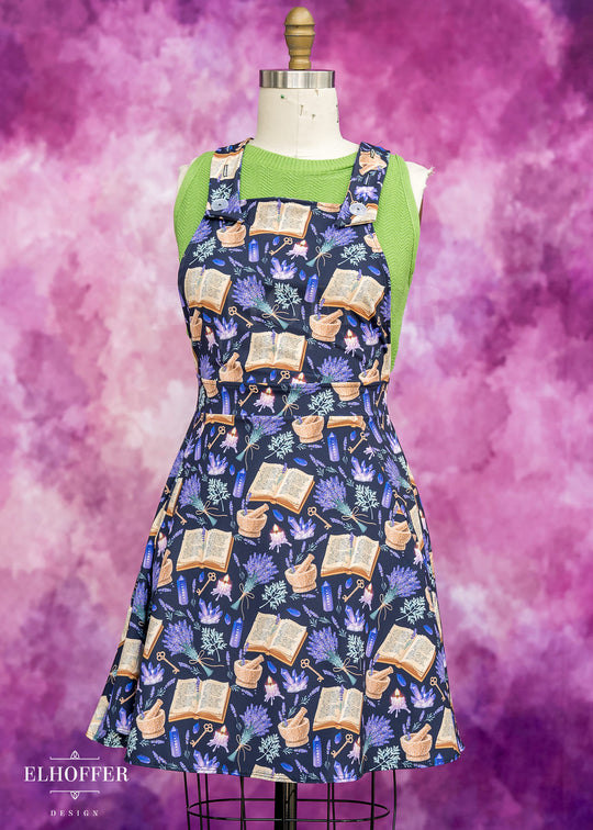 Essential Dorothy Pinafore - Lavender Spellcaster