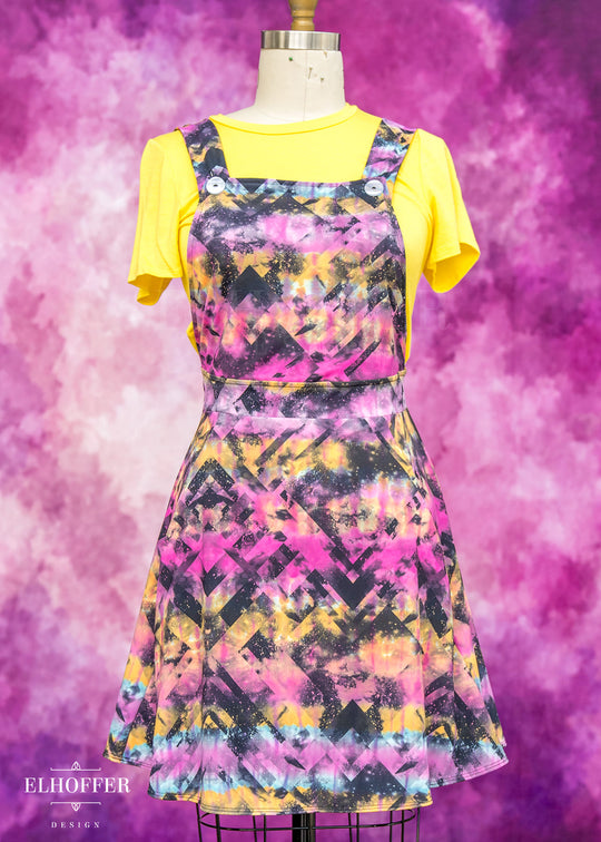 Essential Dorothy Pinafore - Rainbow Digital Galaxy