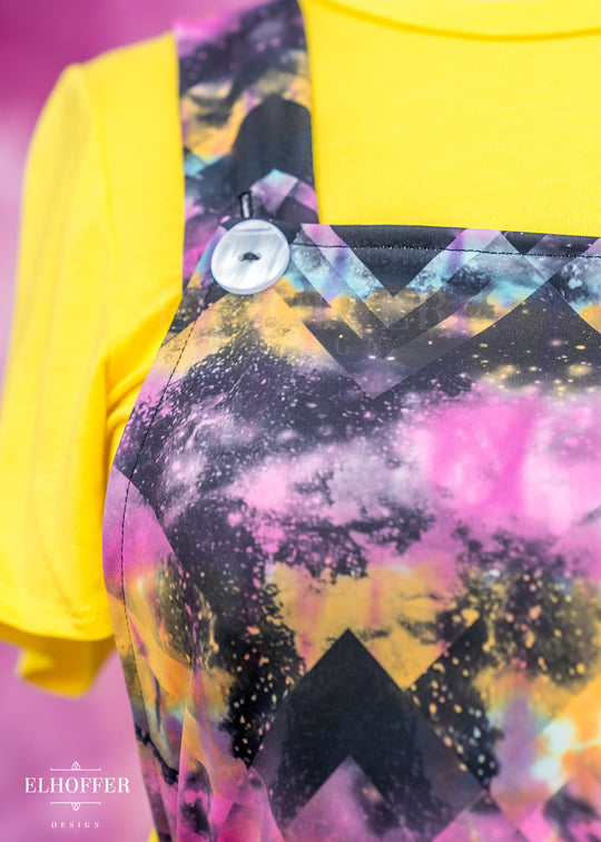 Essential Dorothy Pinafore - Rainbow Digital Galaxy