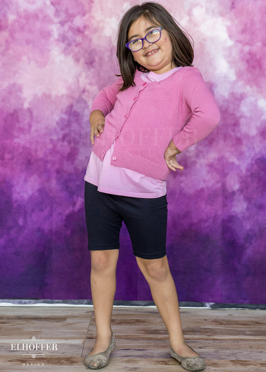 Essential Cordelia Cropped Cardi - Sweetheart Pink