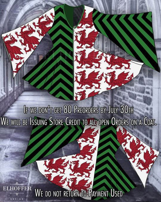 PREORDER - No Kings Coat - Dragon Heraldry
