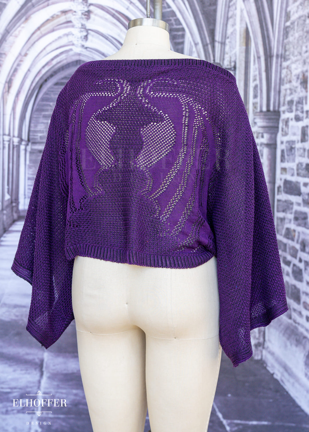 Essential Endora Cape Top - Dragon Wing Sinister Purple