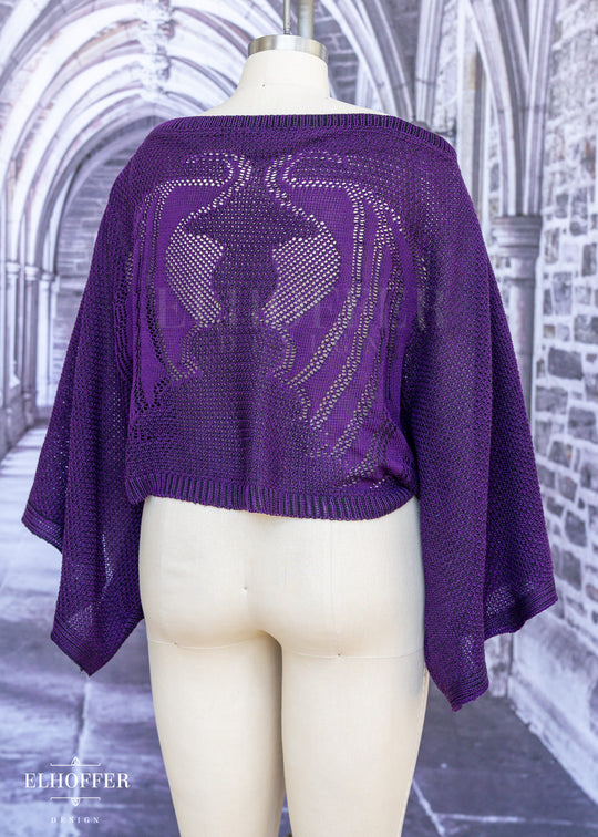 Essential Endora Cape Top - Dragon Wing Sinister Purple