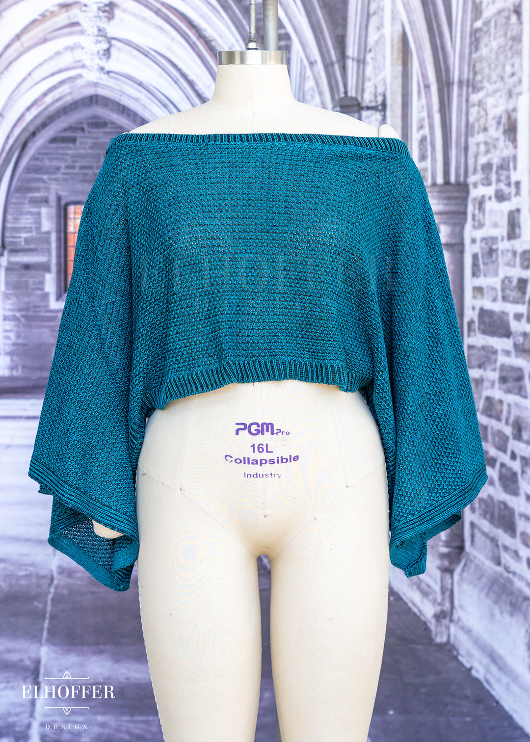 Essential Endora Cape Top - Dragon Wing Runic Teal