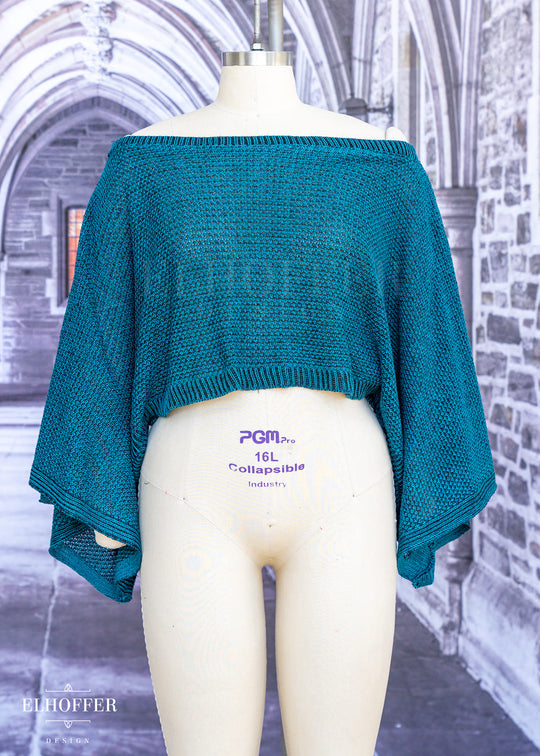 Essential Endora Cape Top - Dragon Wing Runic Teal