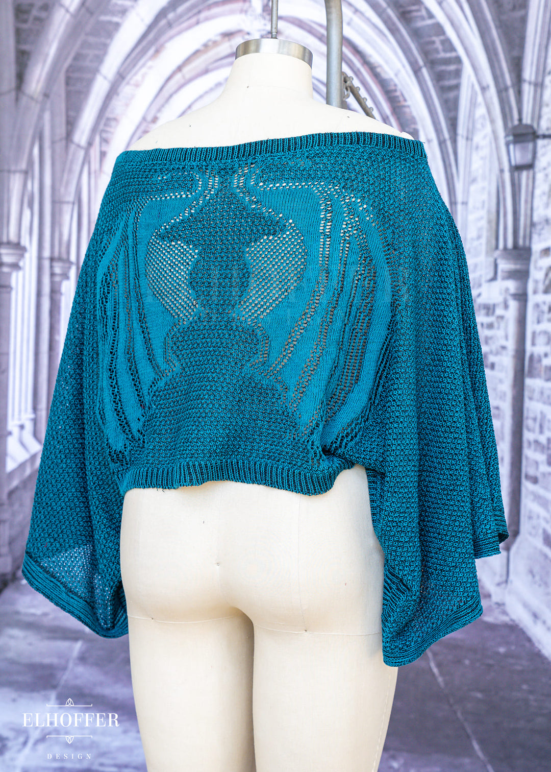 Essential Endora Cape Top - Dragon Wing Runic Teal