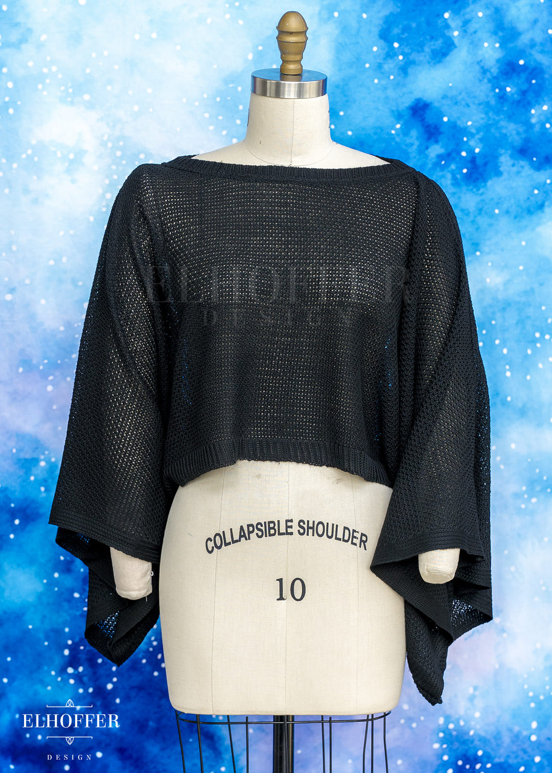 PREORDER - Essential Endora Cape Top - Dragon Wing Shadow Black - Choose Your Own Adventure