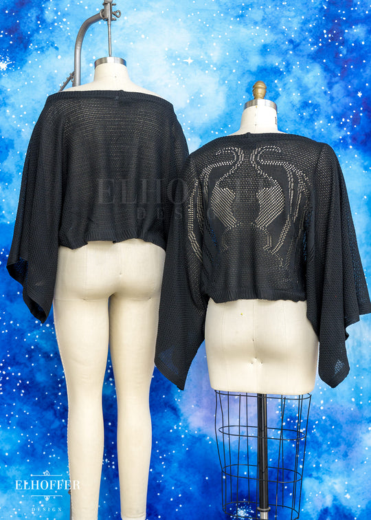 PREORDER - Essential Endora Cape Top - Dragon Wing Shadow Black - Choose Your Own Adventure