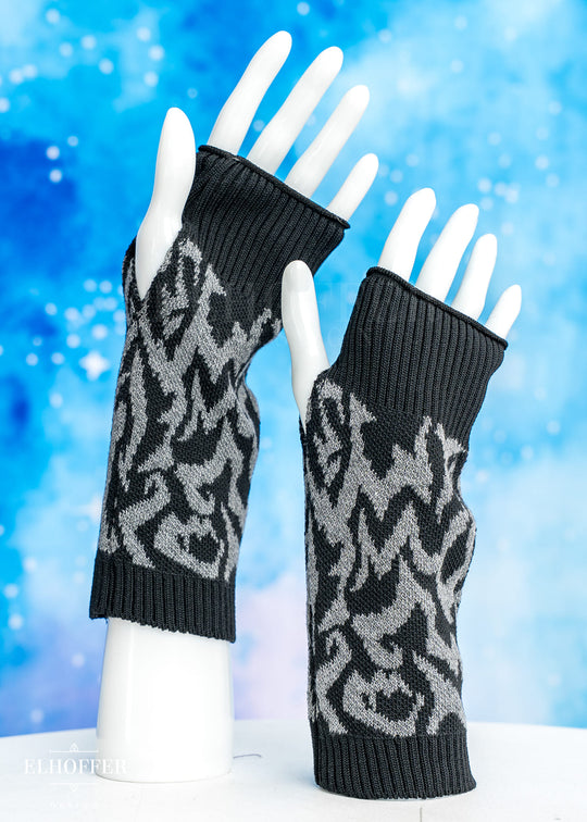 Demon Marking Gloves - Black/Grey