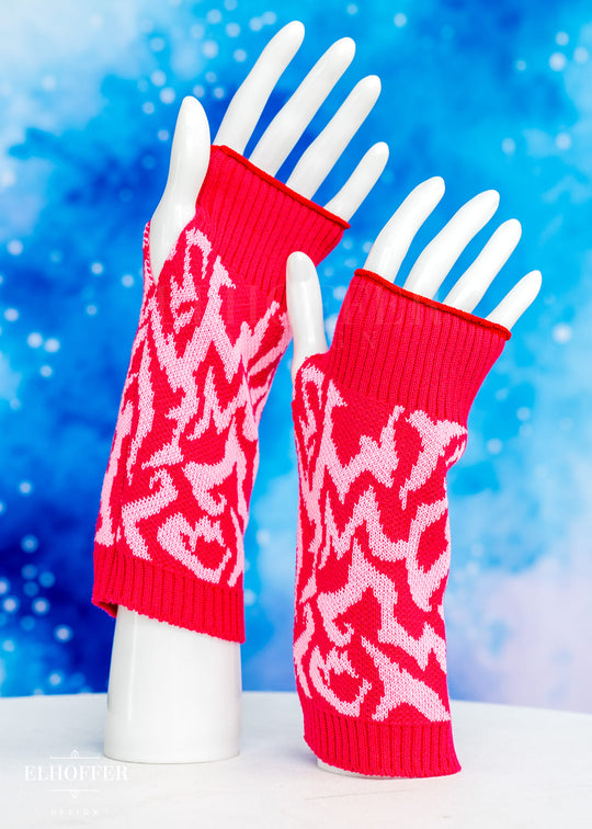 Demon Marking Gloves - Fuchsia/Pink