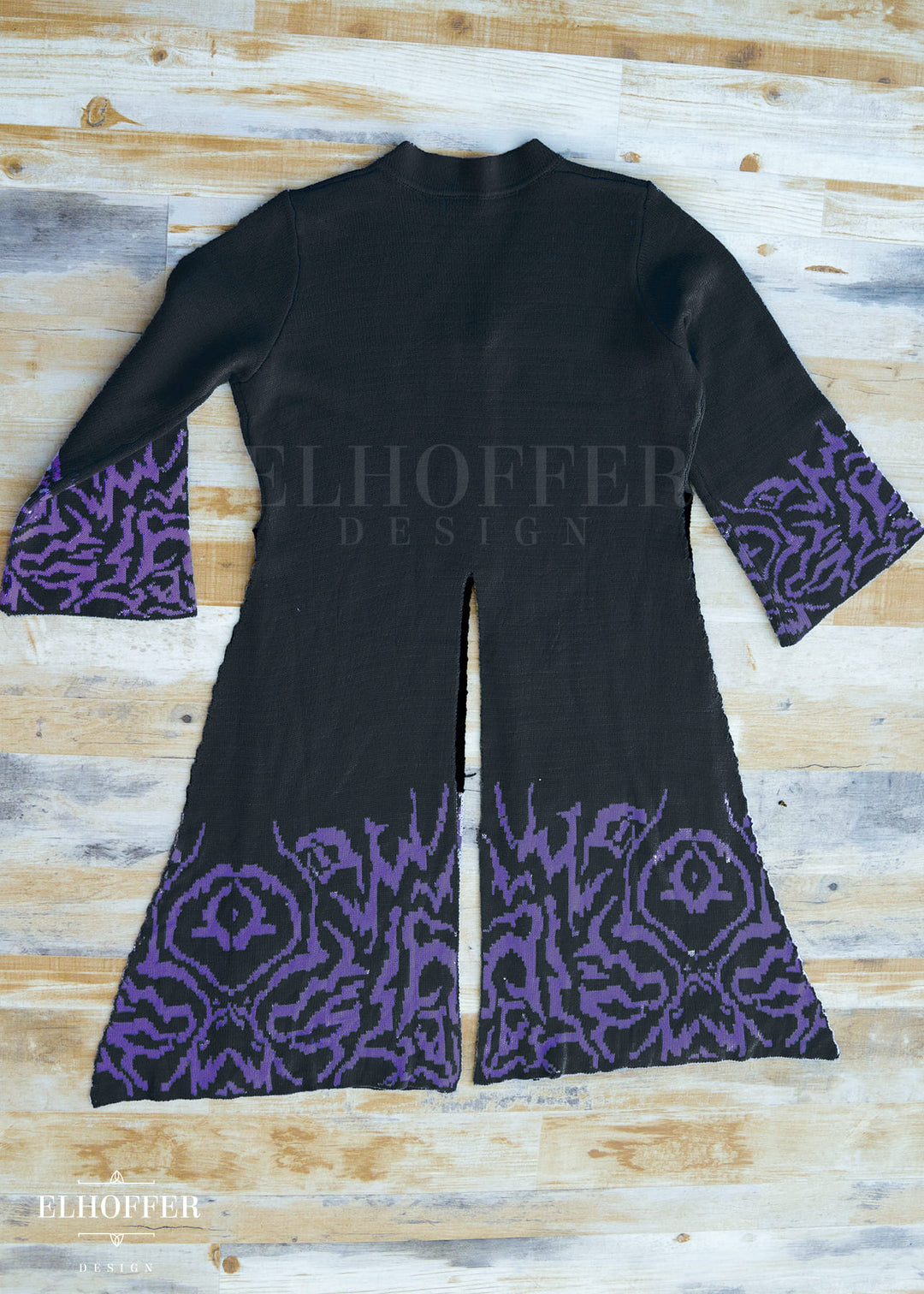 PREORDER - Demon Idol Unisex Duster - Black & Purple