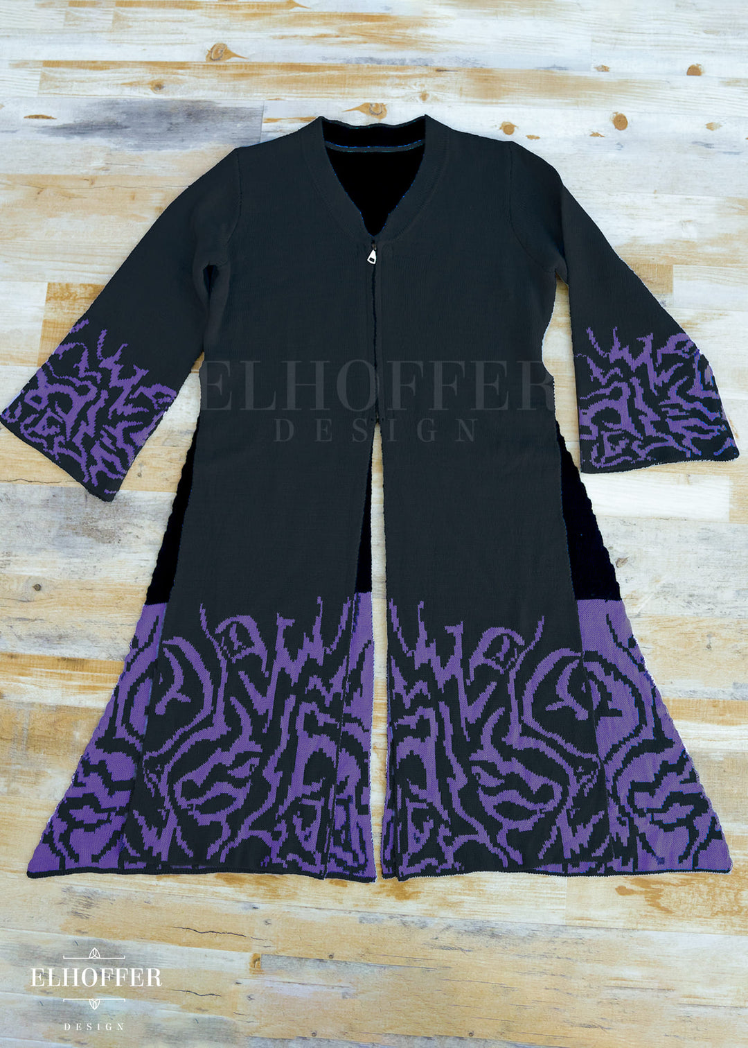PREORDER - Demon Idol Unisex Duster - Black & Purple