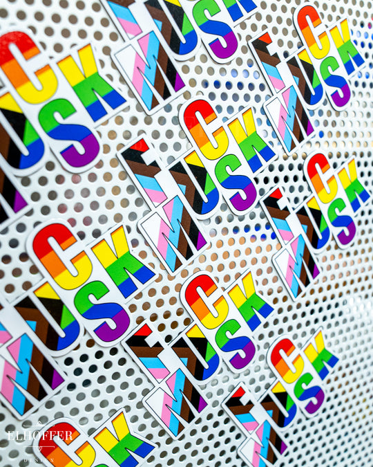 F*ck Musk Vinyl Magnet