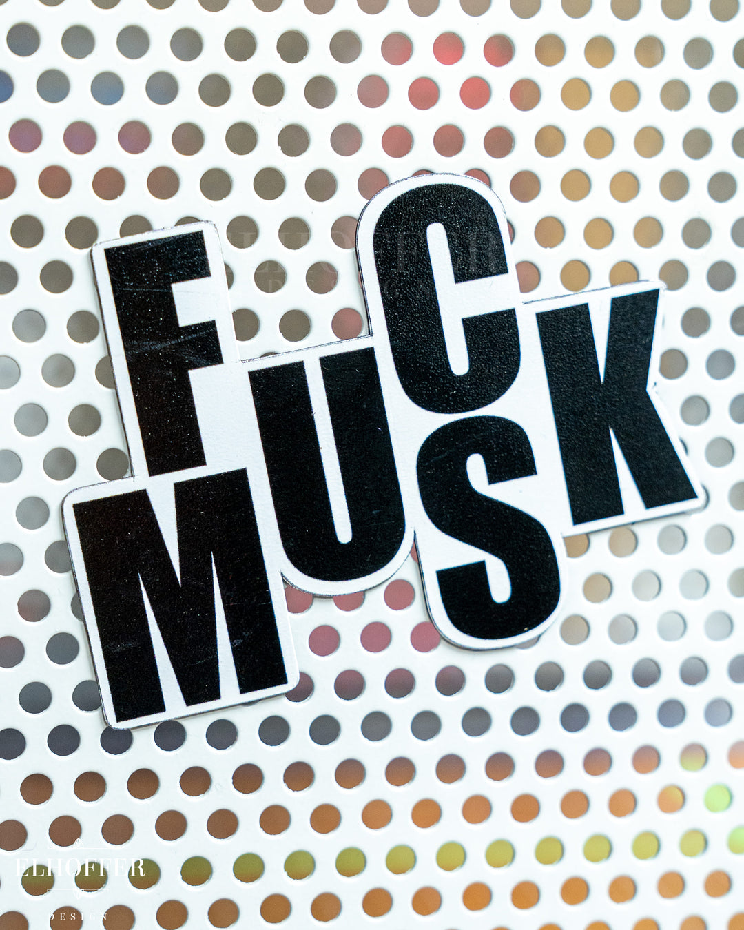 F*ck Musk Vinyl Magnet