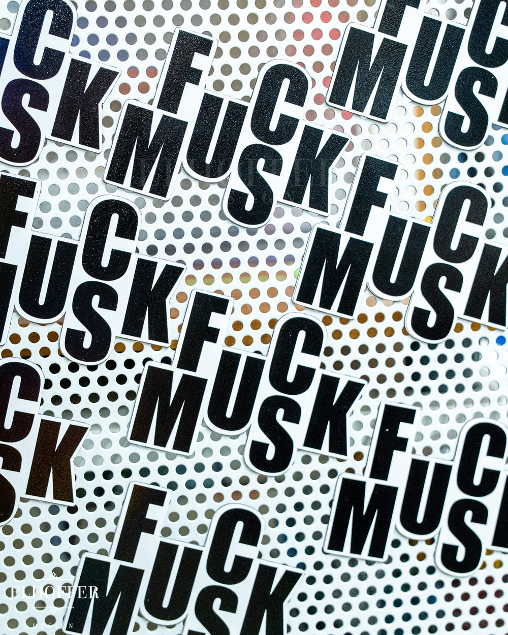 F*ck Musk Vinyl Magnet