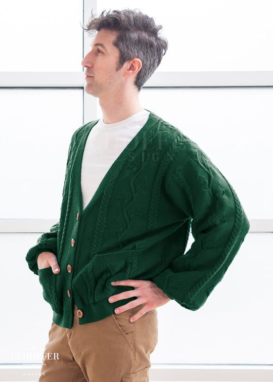PREORDER - Elevensies Oversize Cardi - Fangorn Green