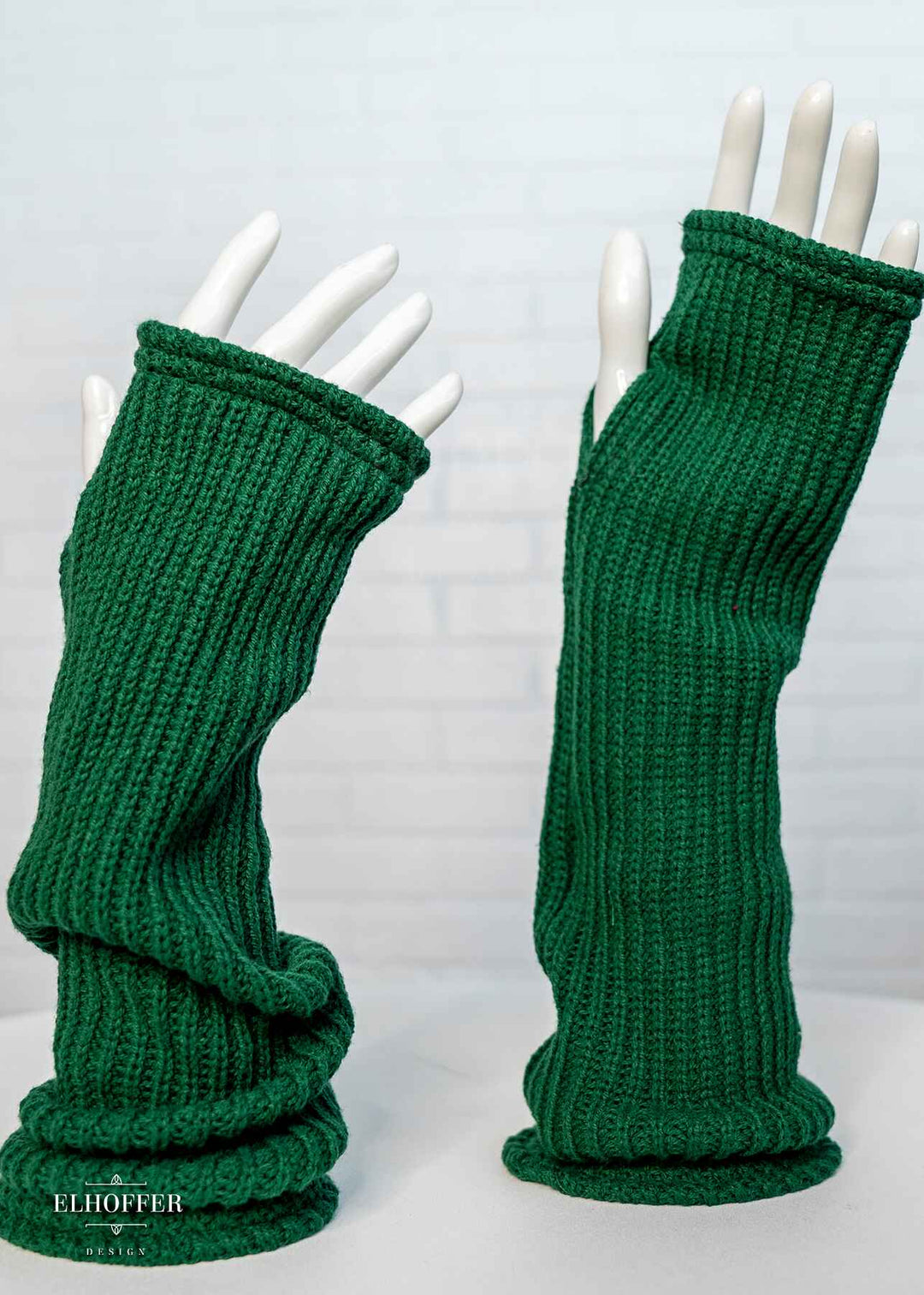 Sacred Princess Fingerless Gloves - Forest Green