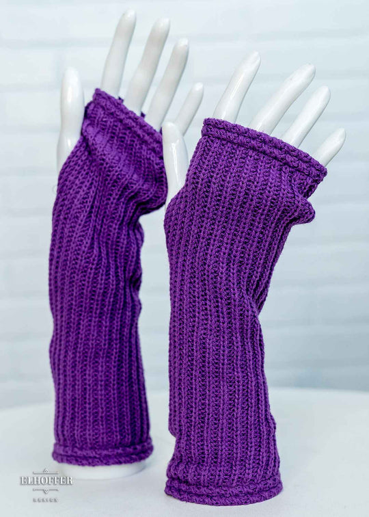 Sacred Princess Fingerless Gloves - Conjurer Purple