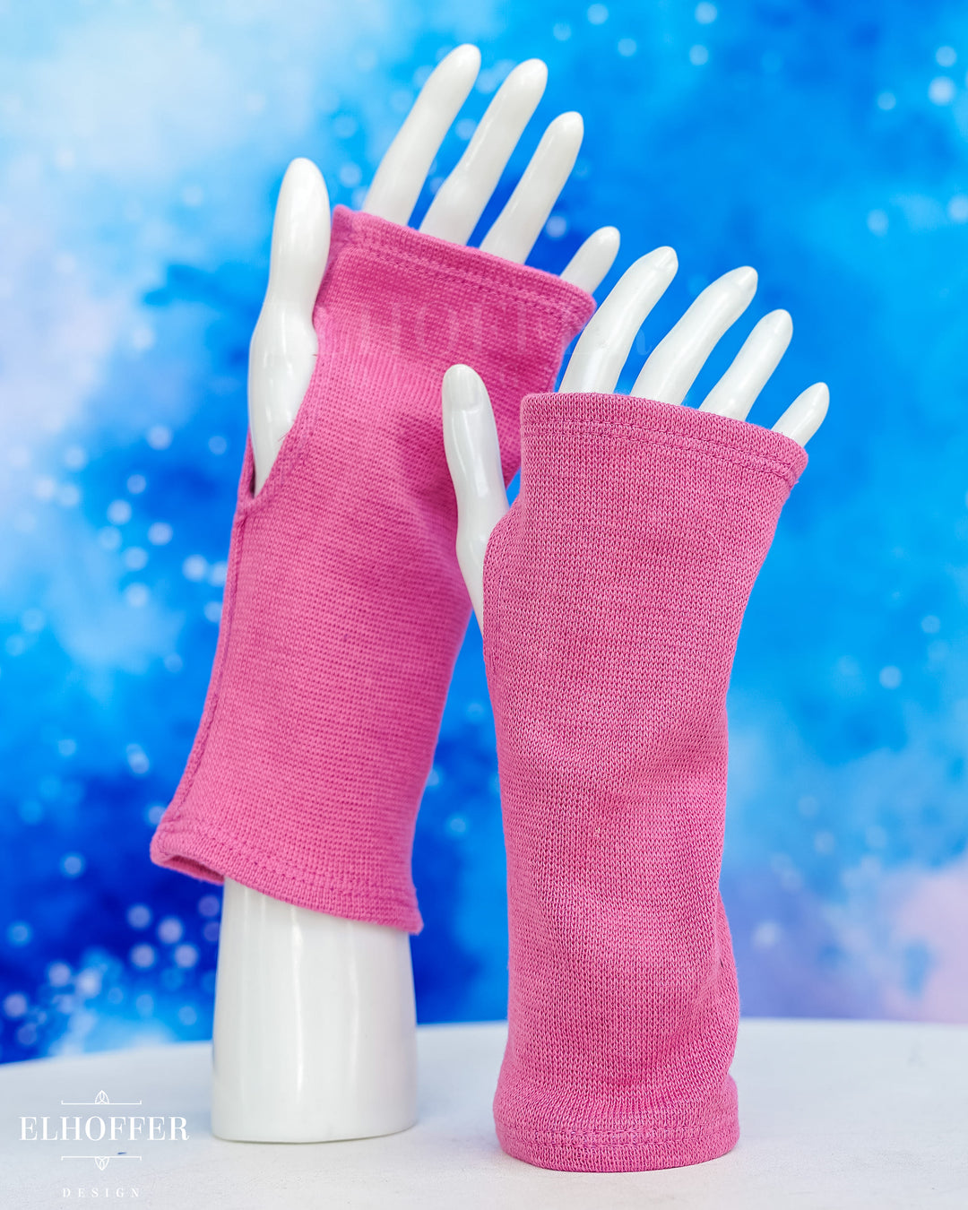 Long Pink Gloves