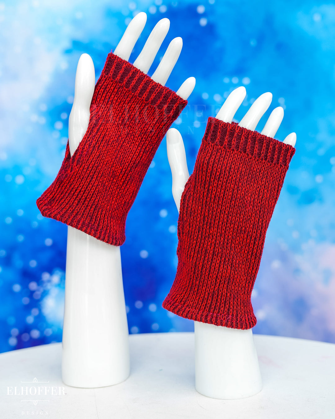 Fae of Night & Stars Vamp Red Gloves