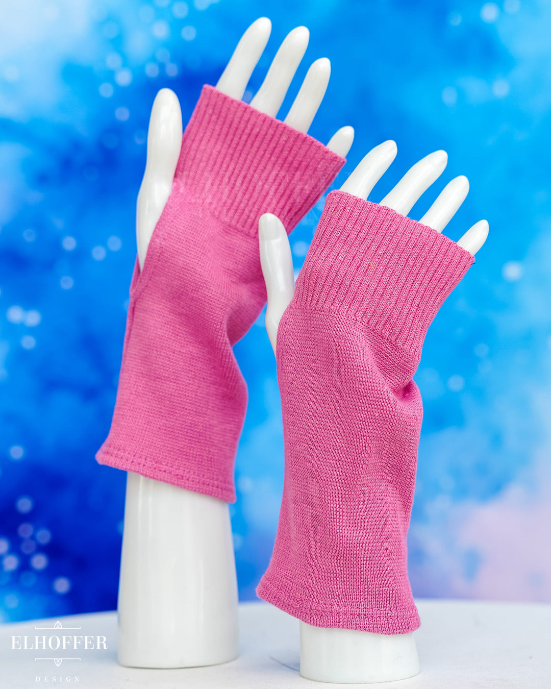 Long Pink Gloves