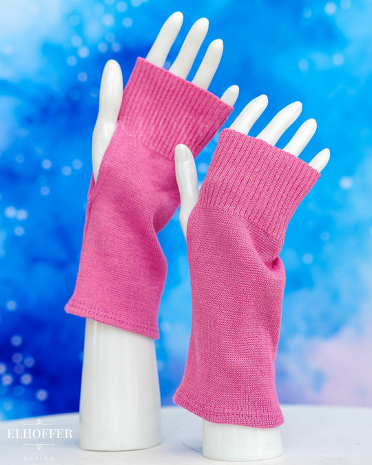 Long Pink Gloves