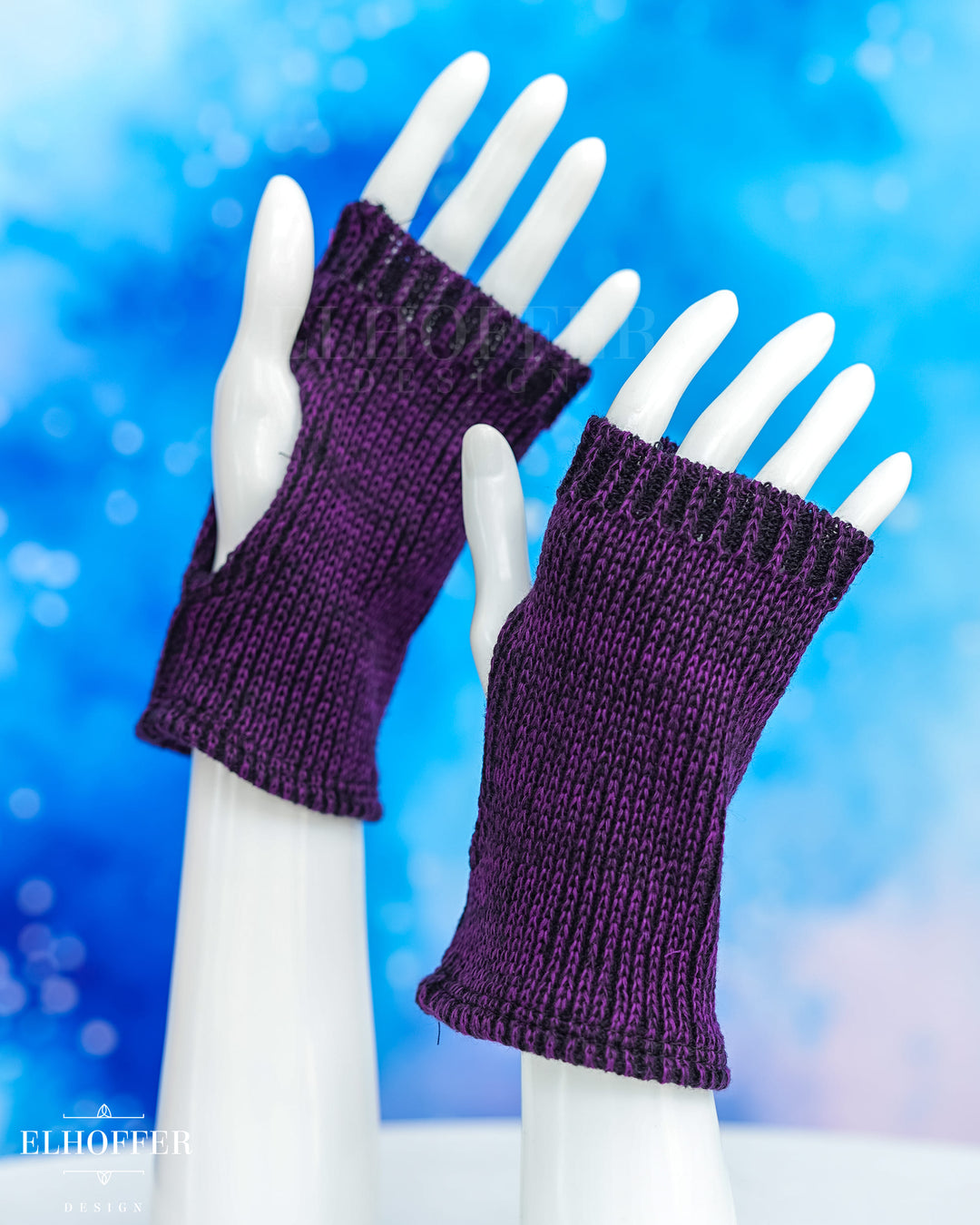 Fae of Night & Stars Purple Gloves