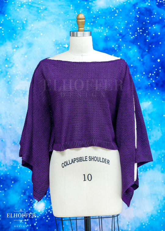 Essential Handmade Goddess Top - Sinister Purple