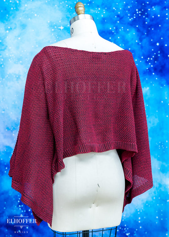 Essential Handmade Goddess Top - Blood Red