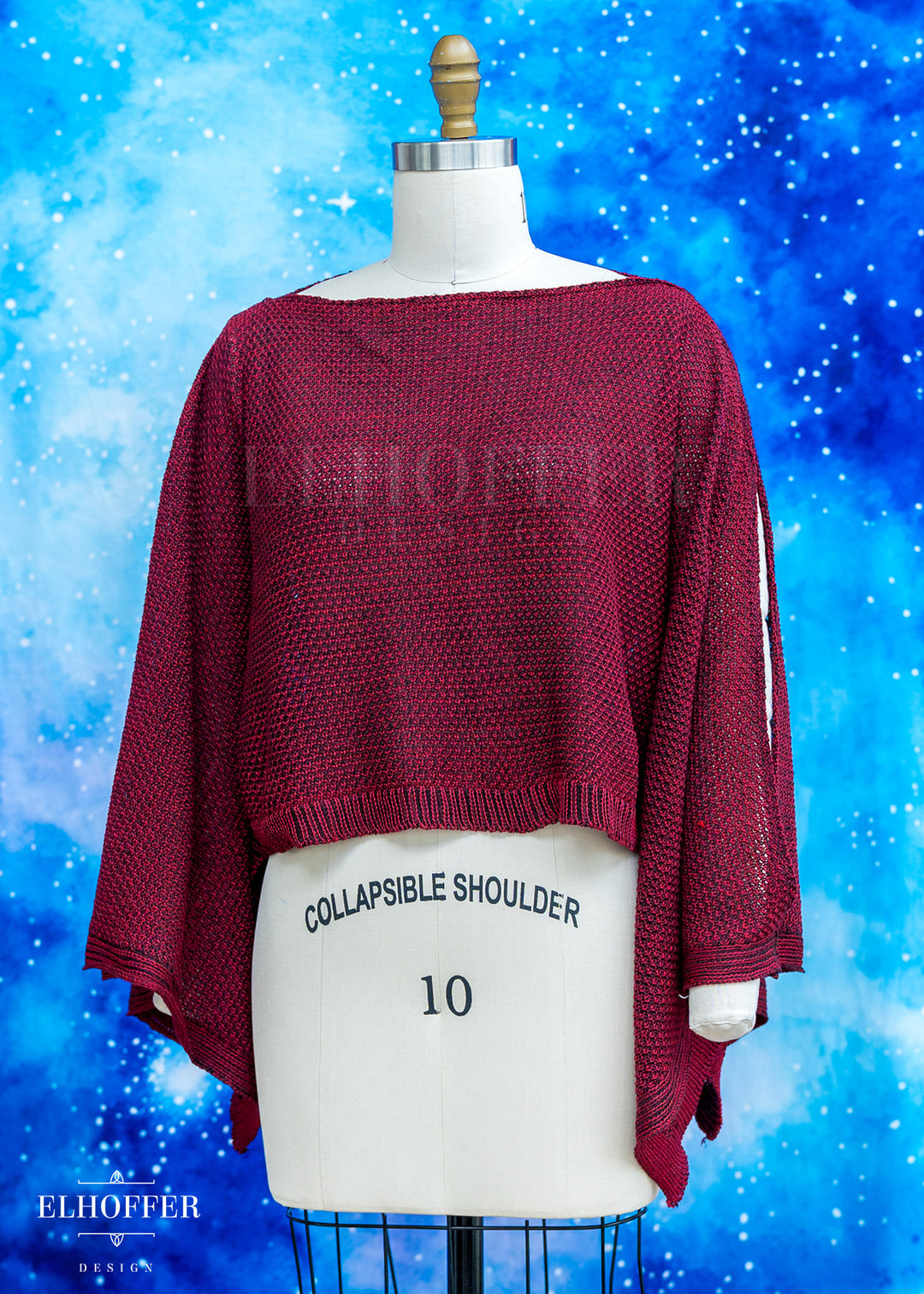 Essential Handmade Goddess Top - Blood Red