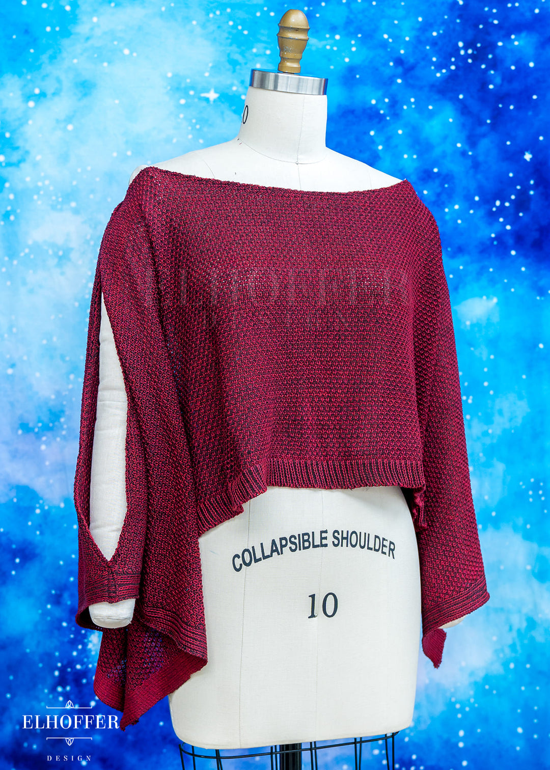 Essential Handmade Goddess Top - Blood Red