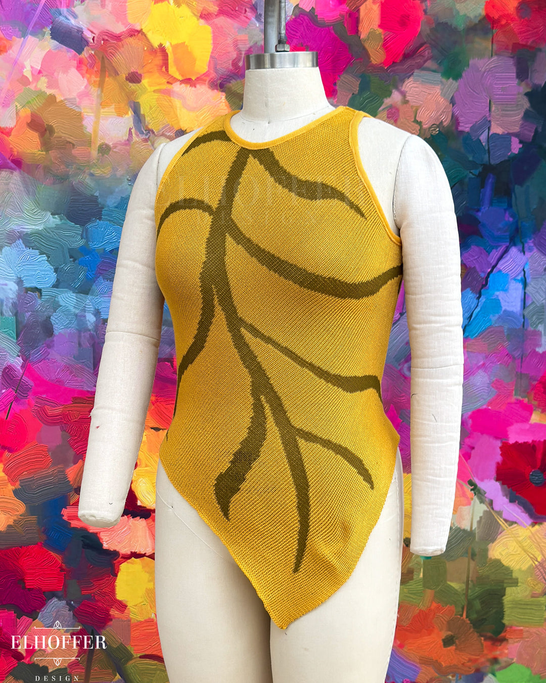 PREORDER - Essential Tink Leaf Top - Iris Gold