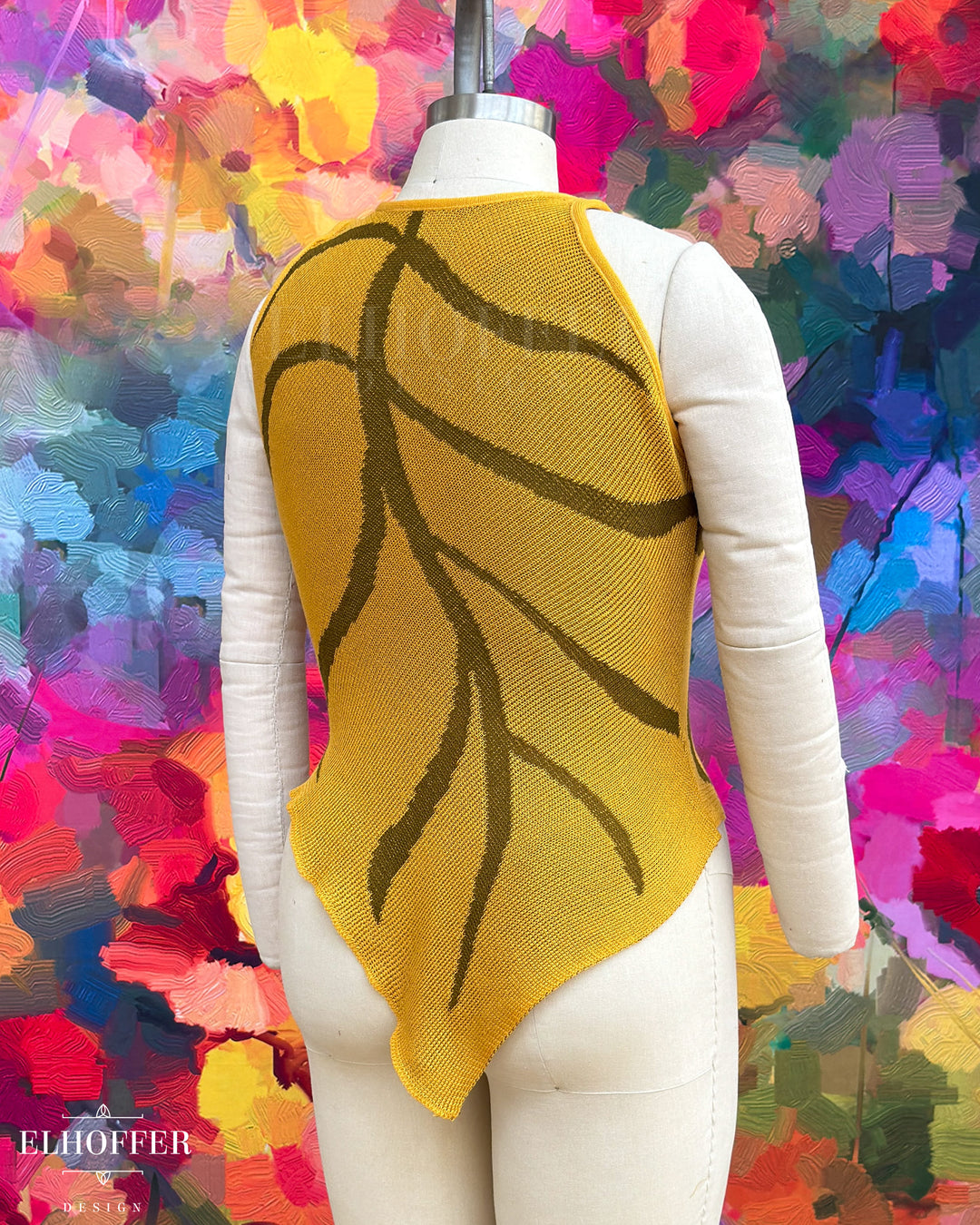 PREORDER - Essential Tink Leaf Top - Iris Gold