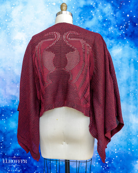 Essential Handmade Goddess Top - Dragonwing Blood Red