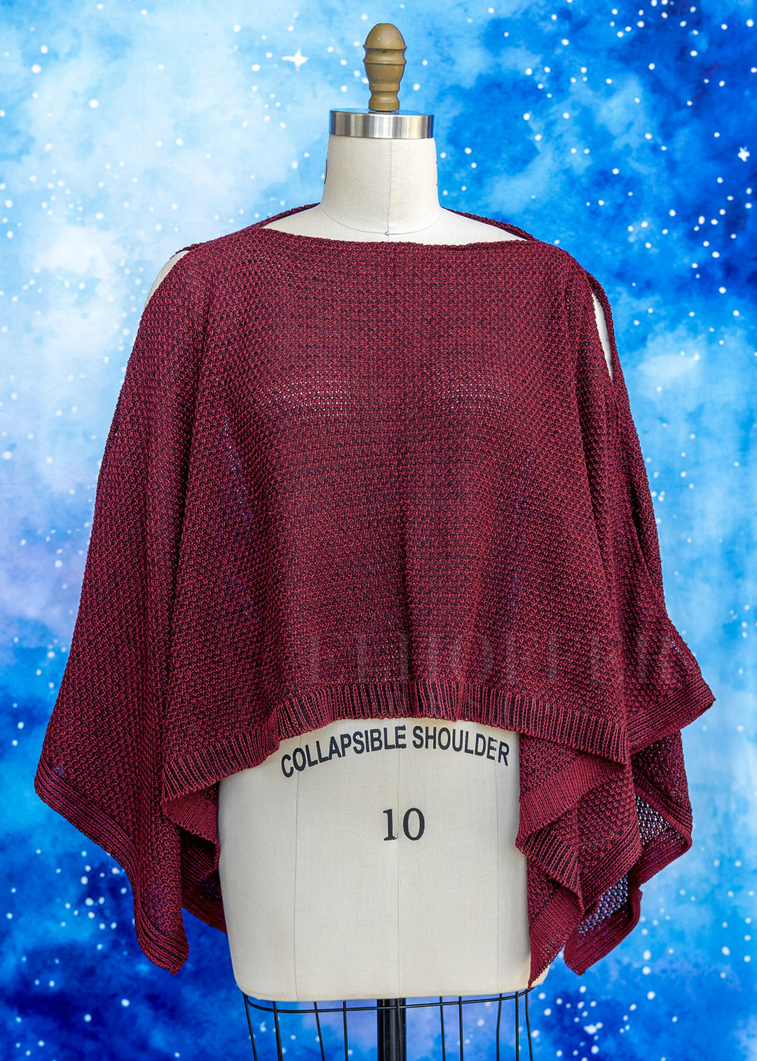 Essential Handmade Goddess Triple Tacked Top - Dragonwing Blood Red