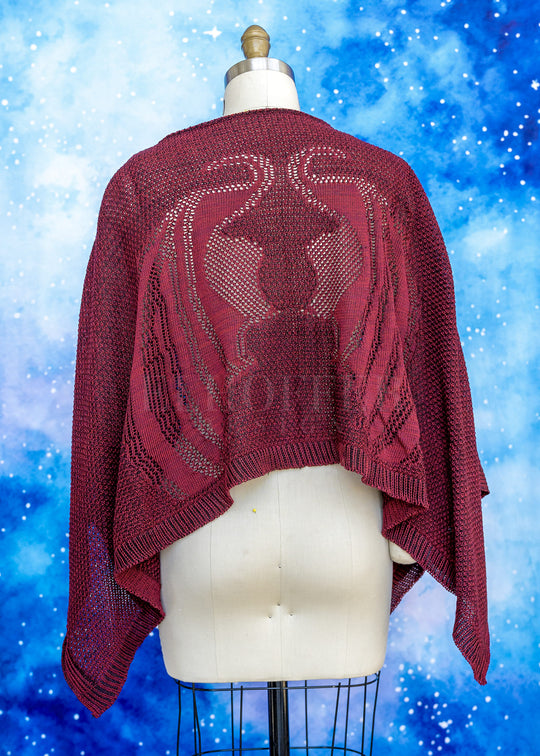 Essential Handmade Goddess Triple Tacked Top - Dragonwing Blood Red